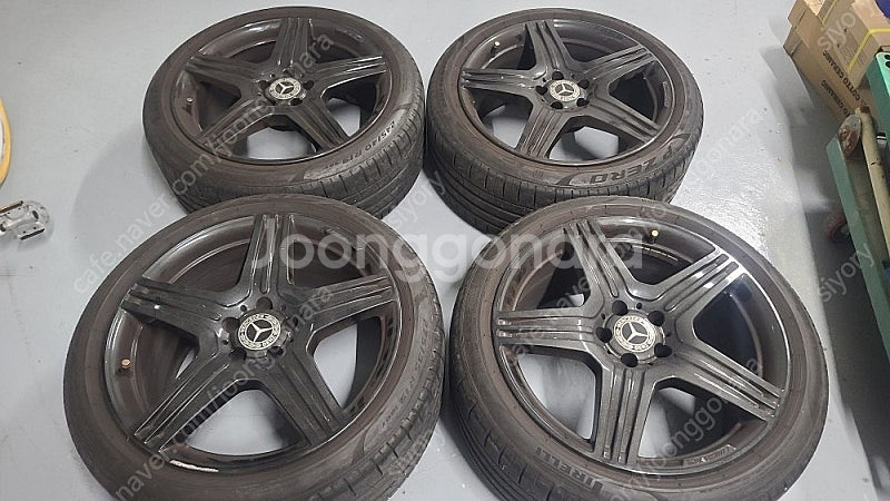 W218 CLS63 AMG 19인치 휠, 타이어 한대분 판매--3