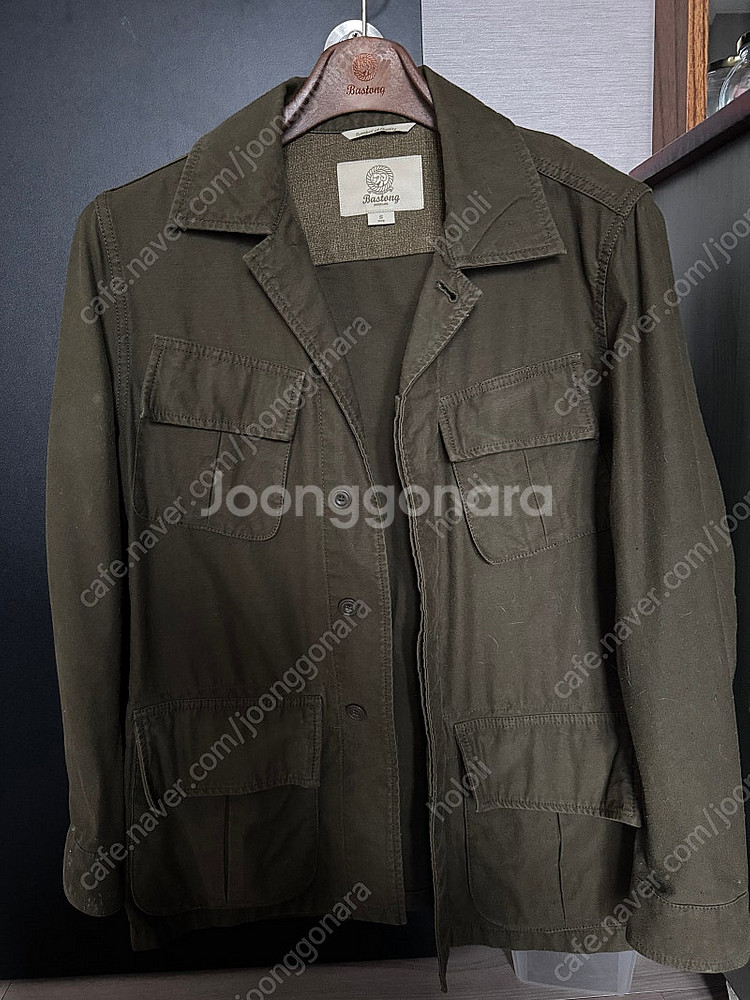 바스통 퍼티그 자켓 moss green--1