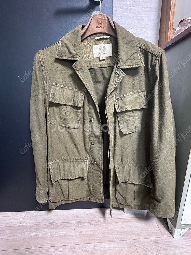 바스통 퍼티그 자켓 moss green--2