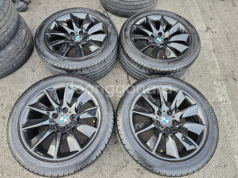 BMW F바디 5시리즈 터빈 18인치 순정 휠타이어 세...--0