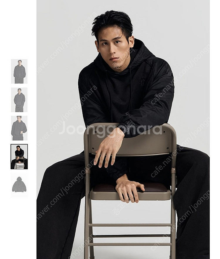 에이치덱스 정품 새옷 나일론 믹스 페이디드 워싱 후디 ...--3