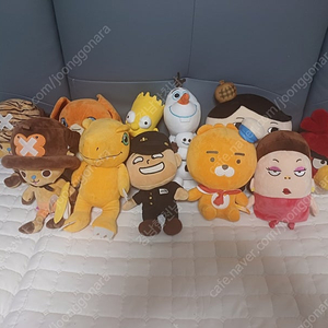캐릭터 중형 인형 쵸파 엉덩이탐정 심슨 등등 일괄