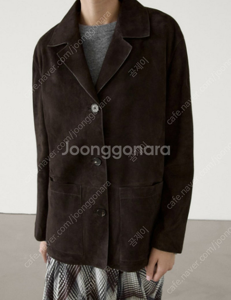 마시모두띠 포켓 스웨이드 자켓 24fw--1