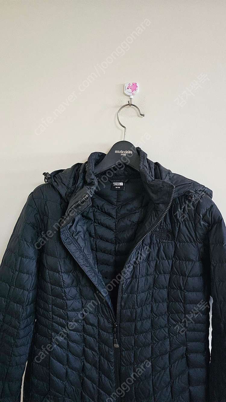 노스페이스 경량 누빔 롱패딩 여성--1