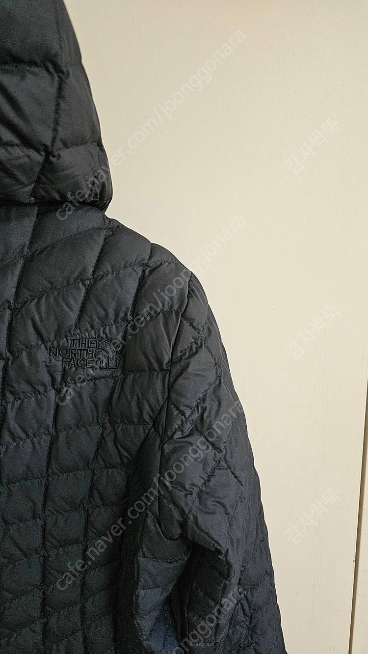 노스페이스 경량 누빔 롱패딩 여성--4