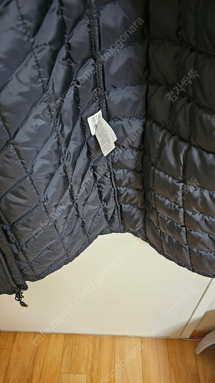 노스페이스 경량 누빔 롱패딩 여성--7