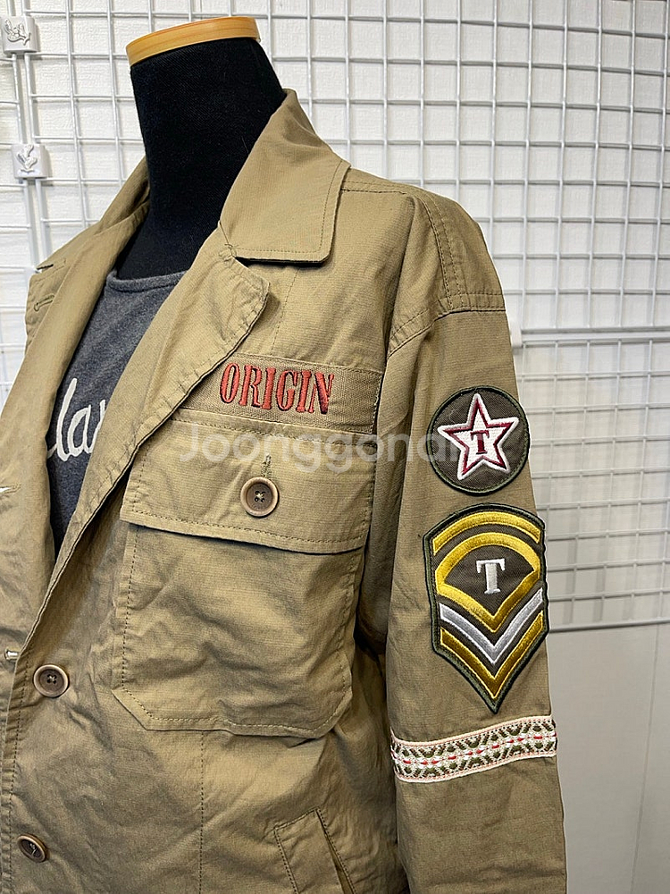 무배 새상품 S 밀리터리 숏 점퍼 써스데이아일랜드 t166mjp132w--5