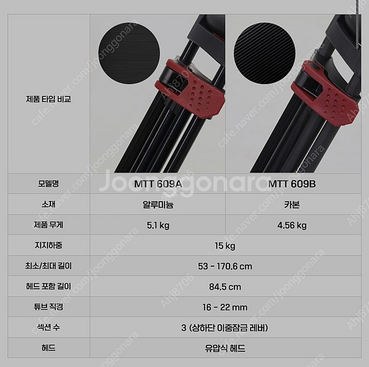 밀리부 mtt609a 동영상 삼각대 팝니다--1