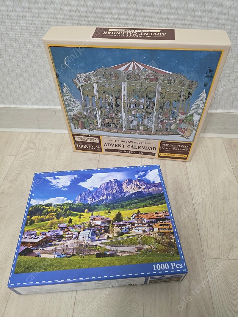 퍼즐 1000pcs 어드벤트 캘린더 퍼즐 1008pcs 새것 일괄