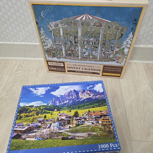 퍼즐 1000pcs 어드벤트 캘린더 퍼즐 1008pcs 새것 일괄