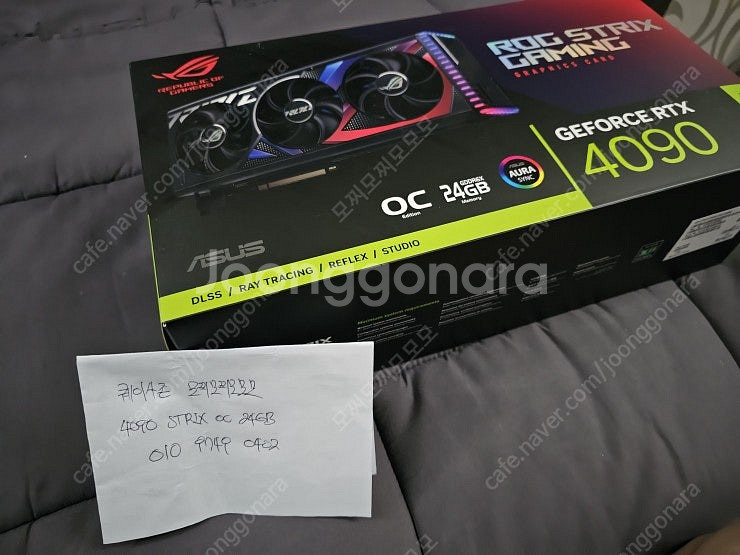 RTX 4090 STRIX OC 24GB 판매합니다. ...--0