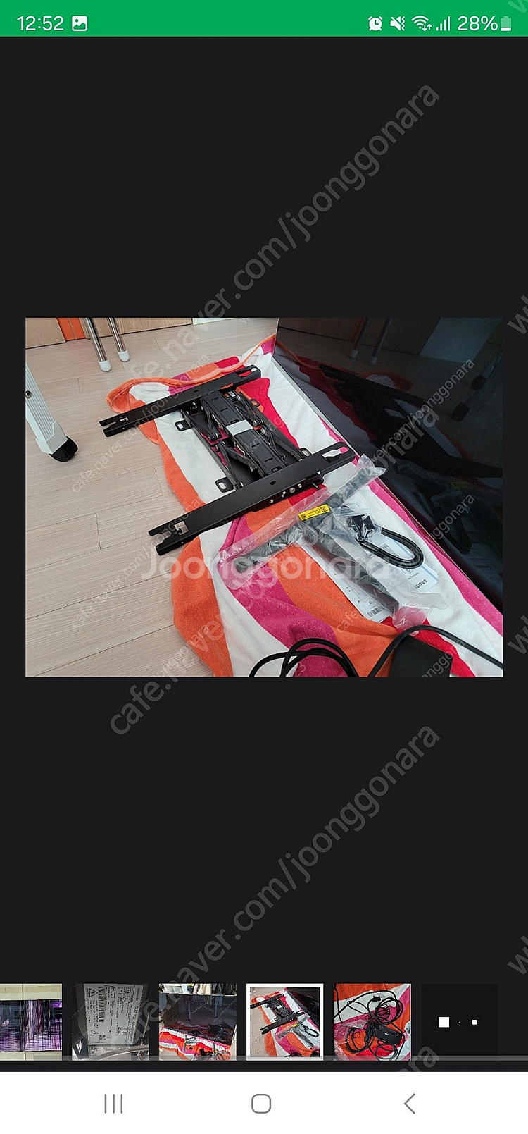 삼성 UN65KS8000F 파손TV--3