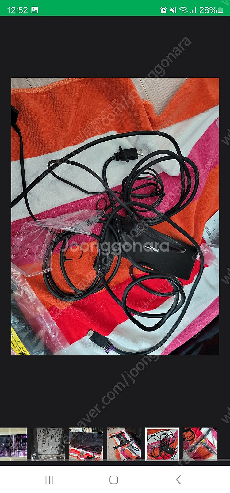 삼성 UN65KS8000F 파손TV--4