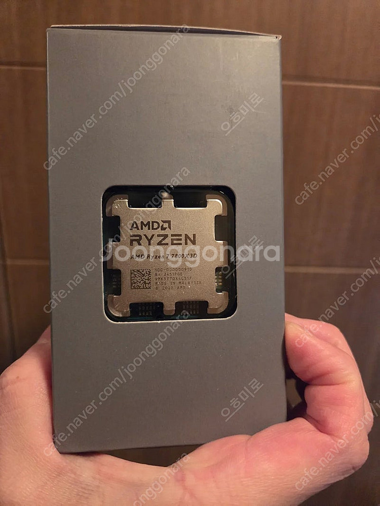 rayzen7 7800X3D 미개봉 새제품 정발--0