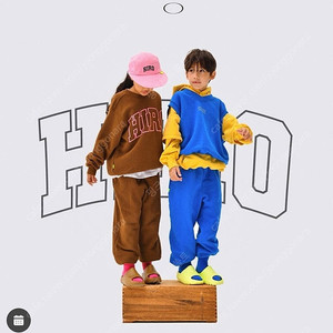 히로 블랭크후드+베스트+팬츠 세트(130/120)