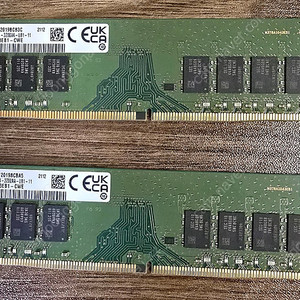 부산) 삼성램 ddr4 3200 16기가 X 2개
