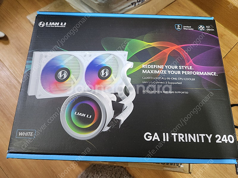 리안리 갤러해드2 AIO 240 화이트 수냉쿨러 판매합...--0