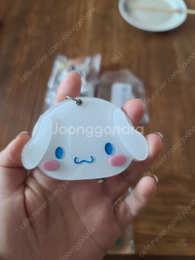 새상품)시나모키링 이중거울 키티네임택 스누피킬이 실리콘...--1