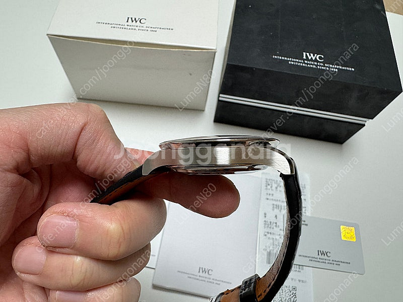IWC 3714-17 블루핸즈 모델 판매합니다.--3