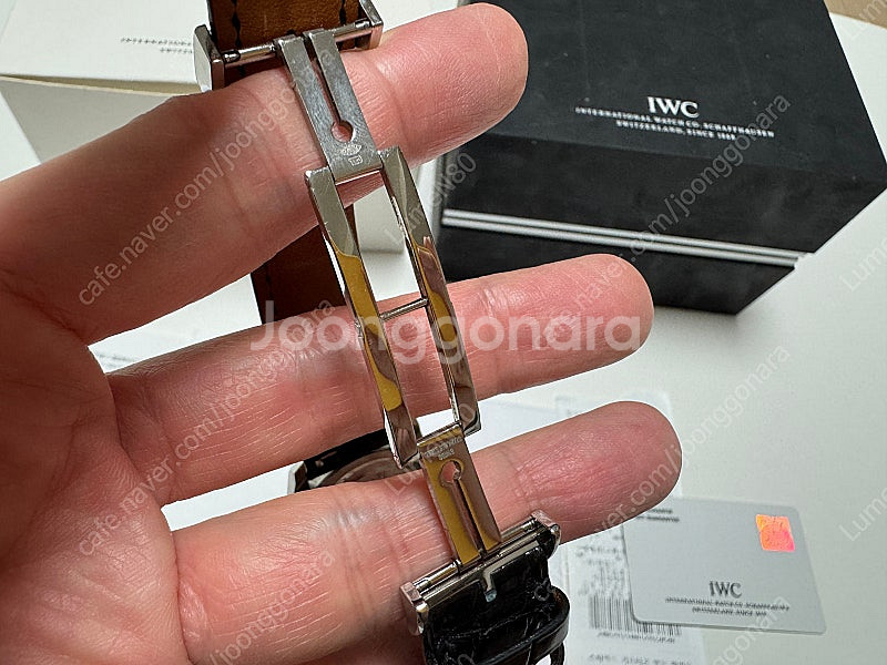 IWC 3714-17 블루핸즈 모델 판매합니다.--5