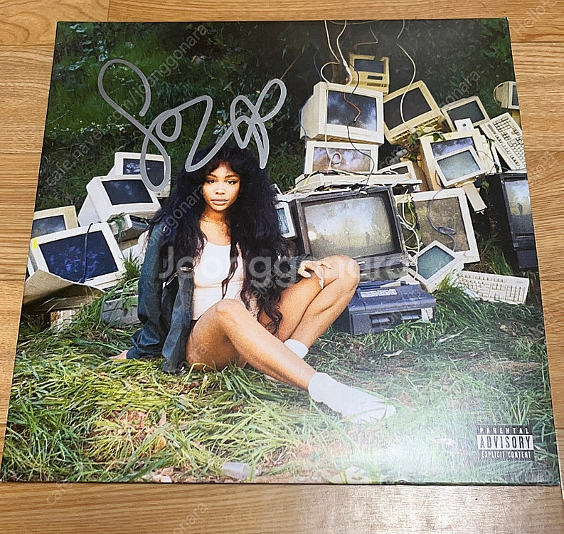 SZA Ctrl LP 친필 싸인반 팝니다--2