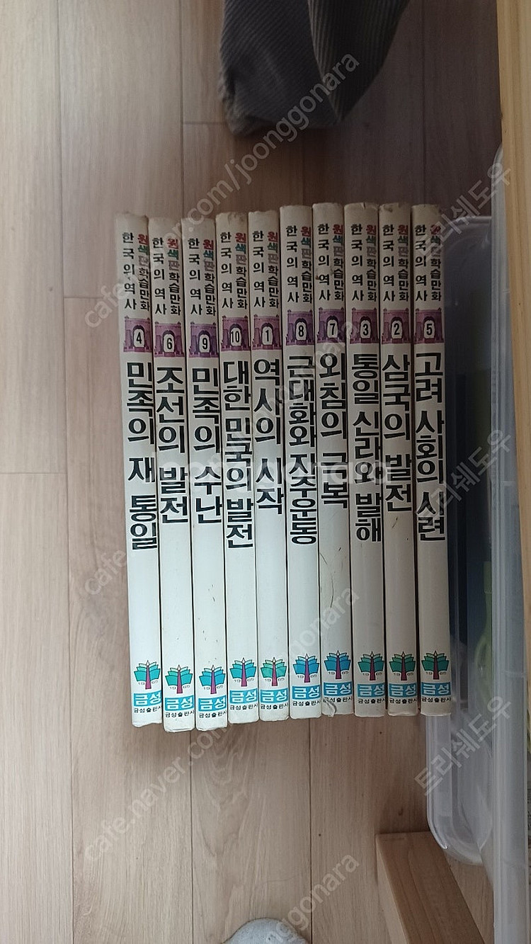 금성출판사 한국의 역사 전10권 신동우 그림--0