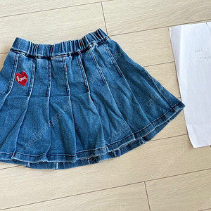 베베테일러청치마120 청바지130
