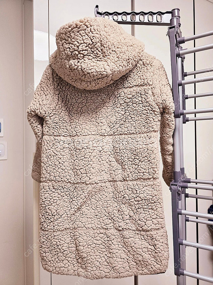 컬럼비아 키즈 롱 플리스 패딩 코트 베이지, 아이보리 ...--8