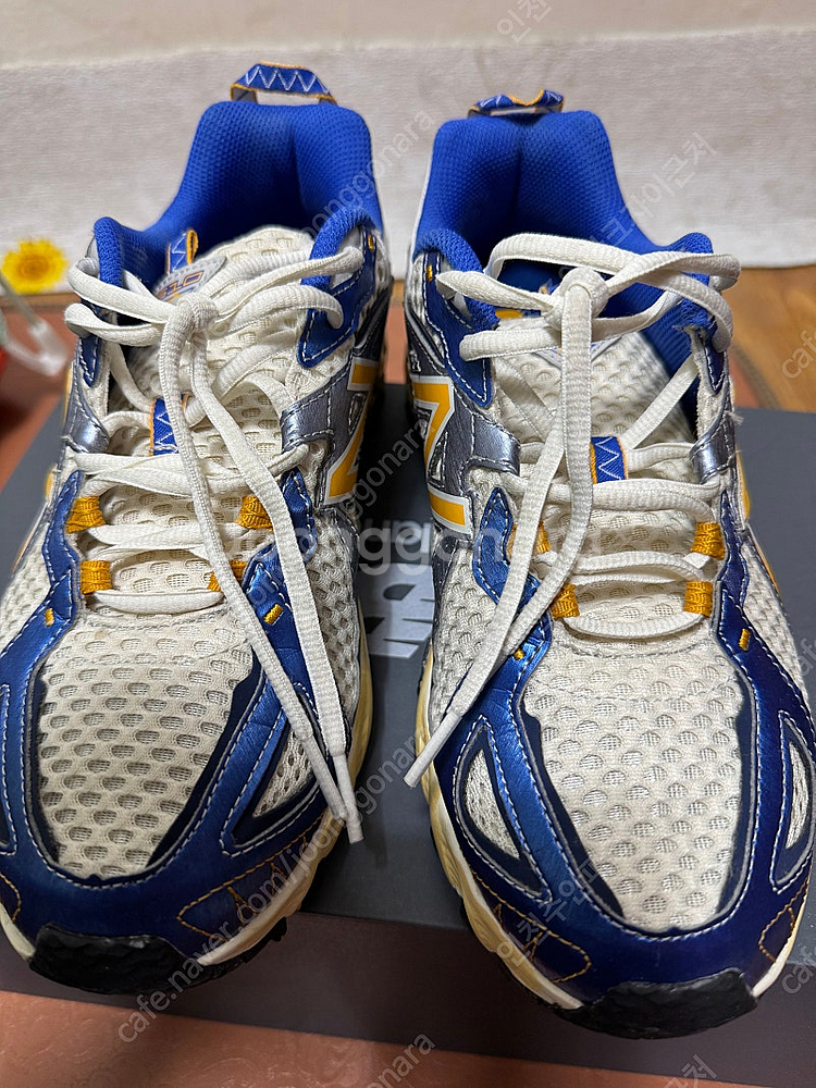 뉴발란스 ML610 예스아이씨 아틀란틱 블루 바시티 골드 265--1