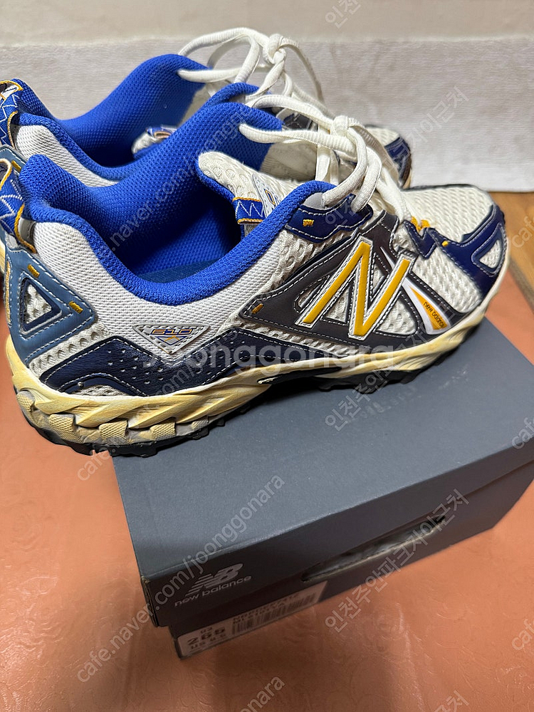 뉴발란스 ML610 예스아이씨 아틀란틱 블루 바시티 골드 265--2