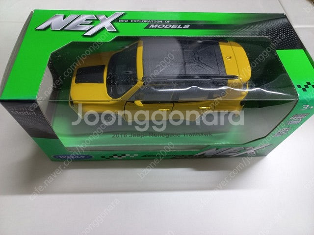 WELLY NEX 1:32 2016 지프 레니게이드 옐...--2