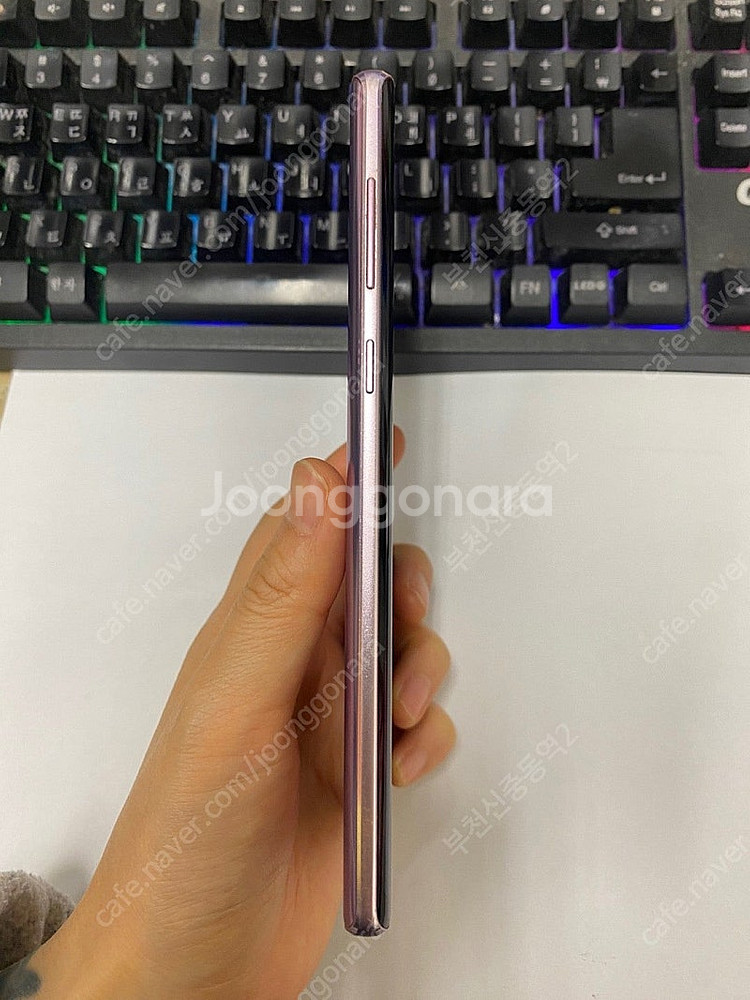 198375 SK 갤럭시노트9 퍼플 128GB 무잔상+...--6