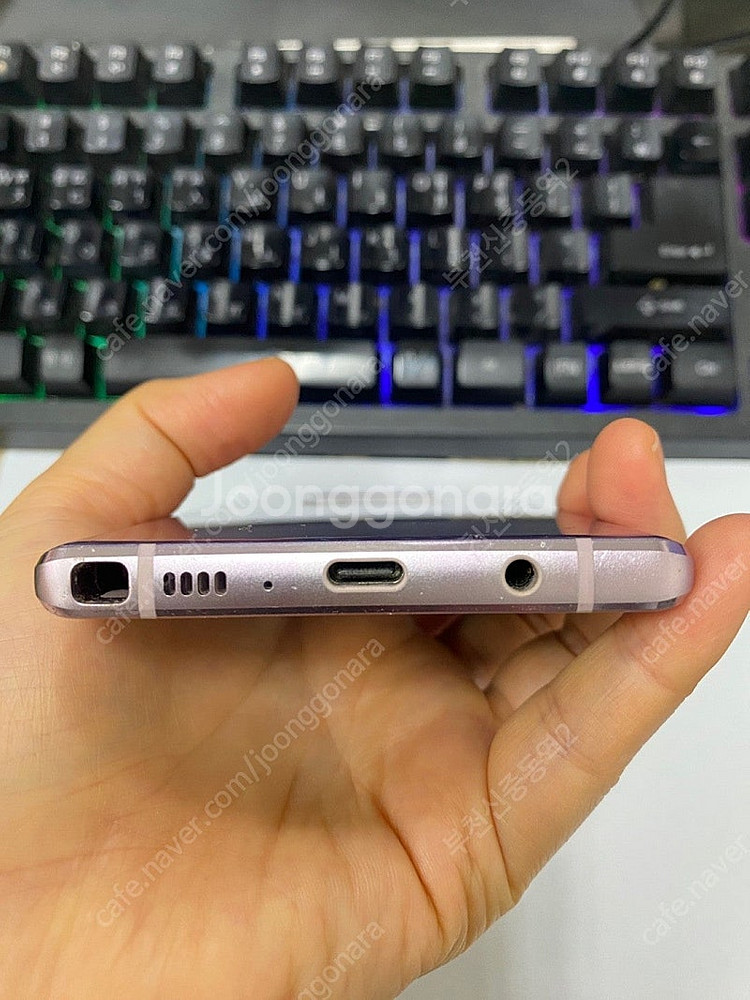 198375 SK 갤럭시노트9 퍼플 128GB 무잔상+...--8