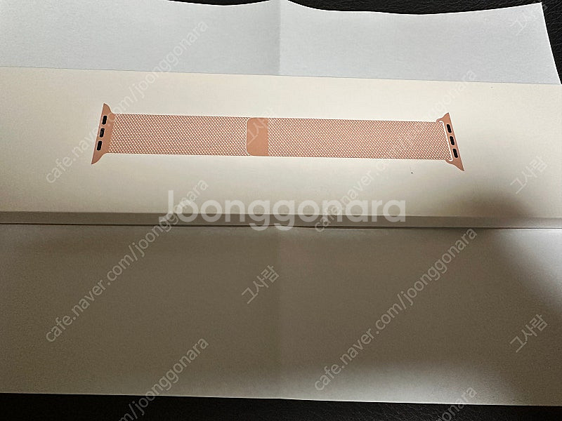 애플 정품 애플워치 스트랩 골드 밀레니즈루프 40mm--0
