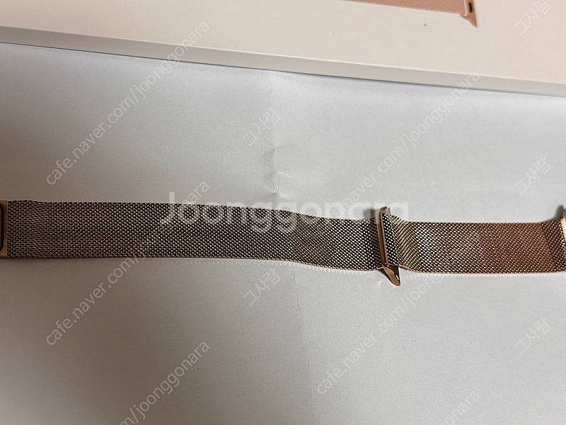 애플 정품 애플워치 스트랩 골드 밀레니즈루프 40mm--5