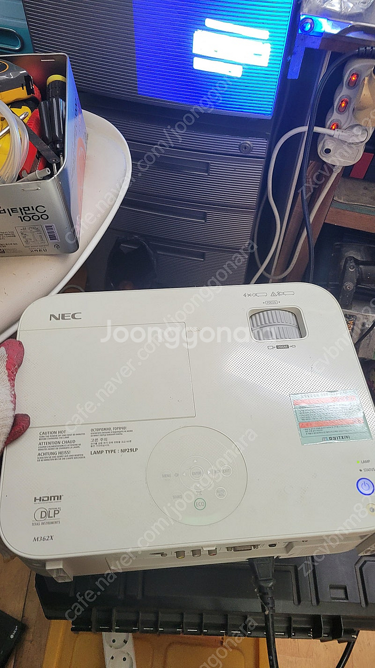 NEC빔프로젝트(NP-M362X) 10만.엘지65인지티...--0