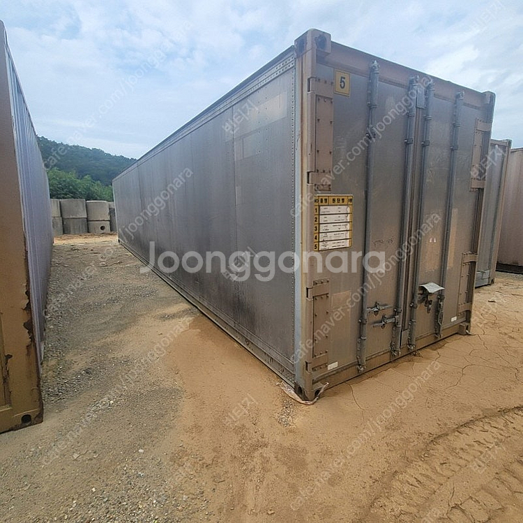 알루미늄 40피트 수출용 컨테이너 a급--0