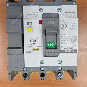 LS산전 EBS 34c 누전차단기(ELCB) 중고 판매합니다.