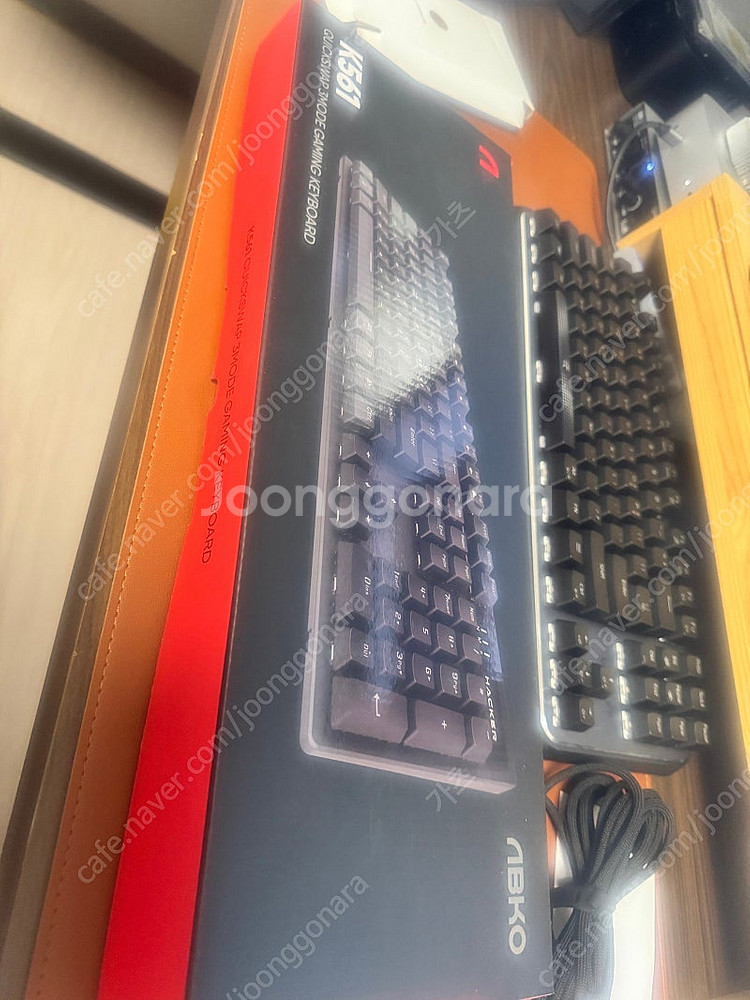 앱코 k561 갈축 키보드 & 한성 tfg g260 u...--0