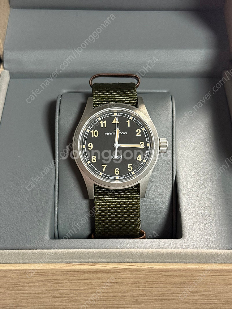 해밀턴 카키필드 쿼츠 38mm (빈티지 크림 인덱스) ...--0