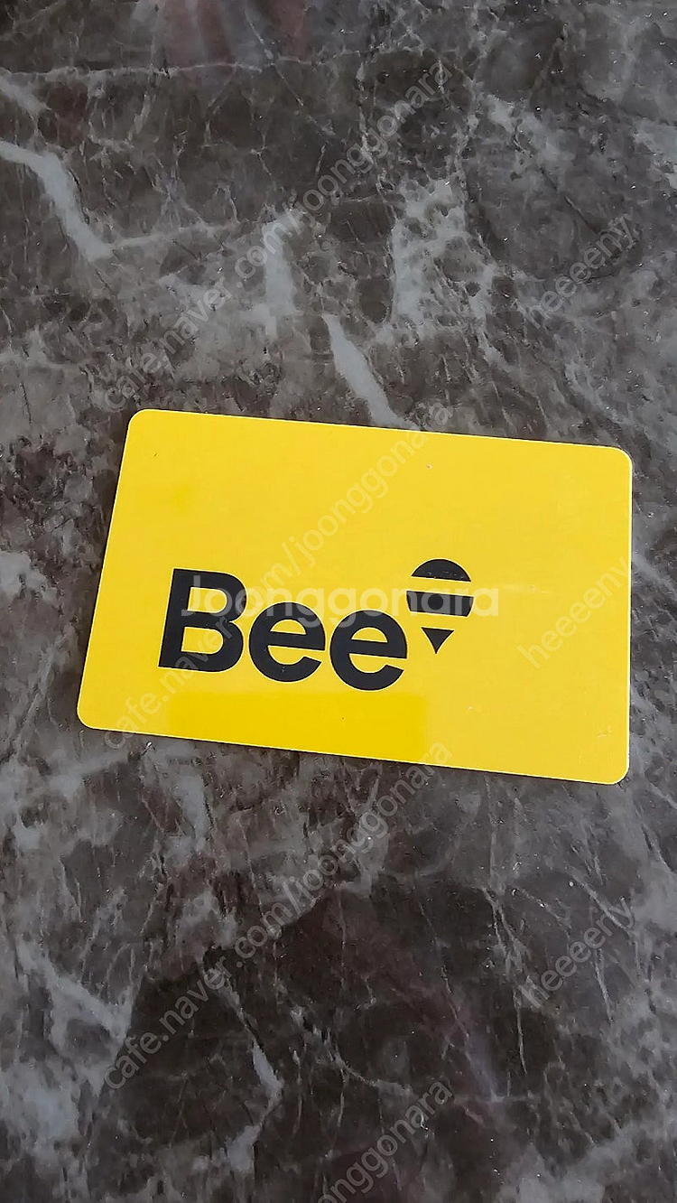 뉴질랜드 bee카드 팝니다.--0