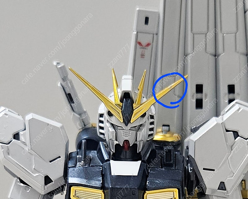 RG 뉴건담 티타늄피니쉬 가조립--4