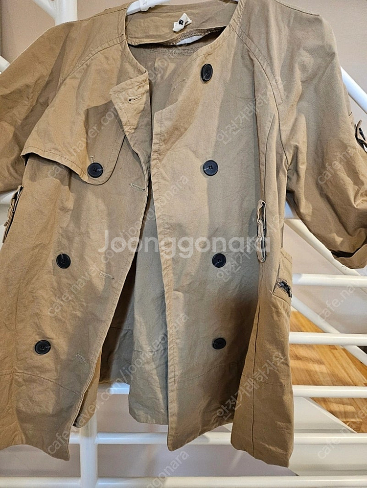 여아 트렌치 코트 봄 간절기 자켓 외투--0