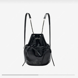 마뗑킴 체인 백팩 Matin kim draw string ribbon back pack