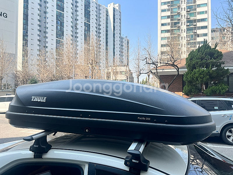툴레 루프박스 퍼시픽 M 200 410L 단문 무광블랙...--1