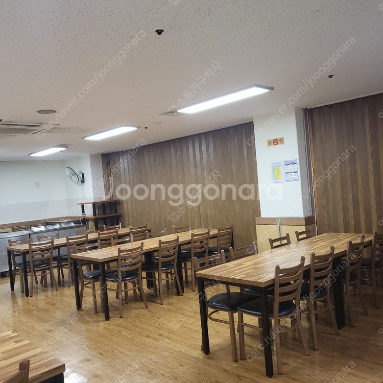 업소용 식탁 의자 테이블 함바 구내식당 한식 마라탕 디...--9