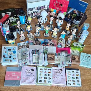 무한도전 무한상사 피규어 굿즈 도서 dvd cd 풀세트