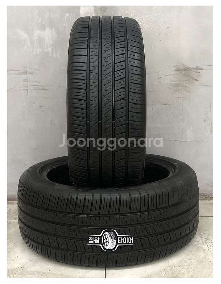 중고타이어 피렐리 피제로 올시즌 245/45R18 그랜...--0