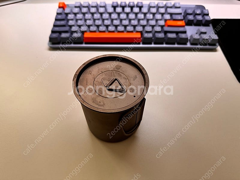 캠핑용 백패킹용 티타늄 컵 450ml + 300ml--3