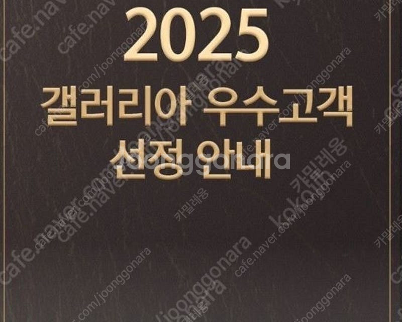 갤러리아 실적 판매(216만원)--0